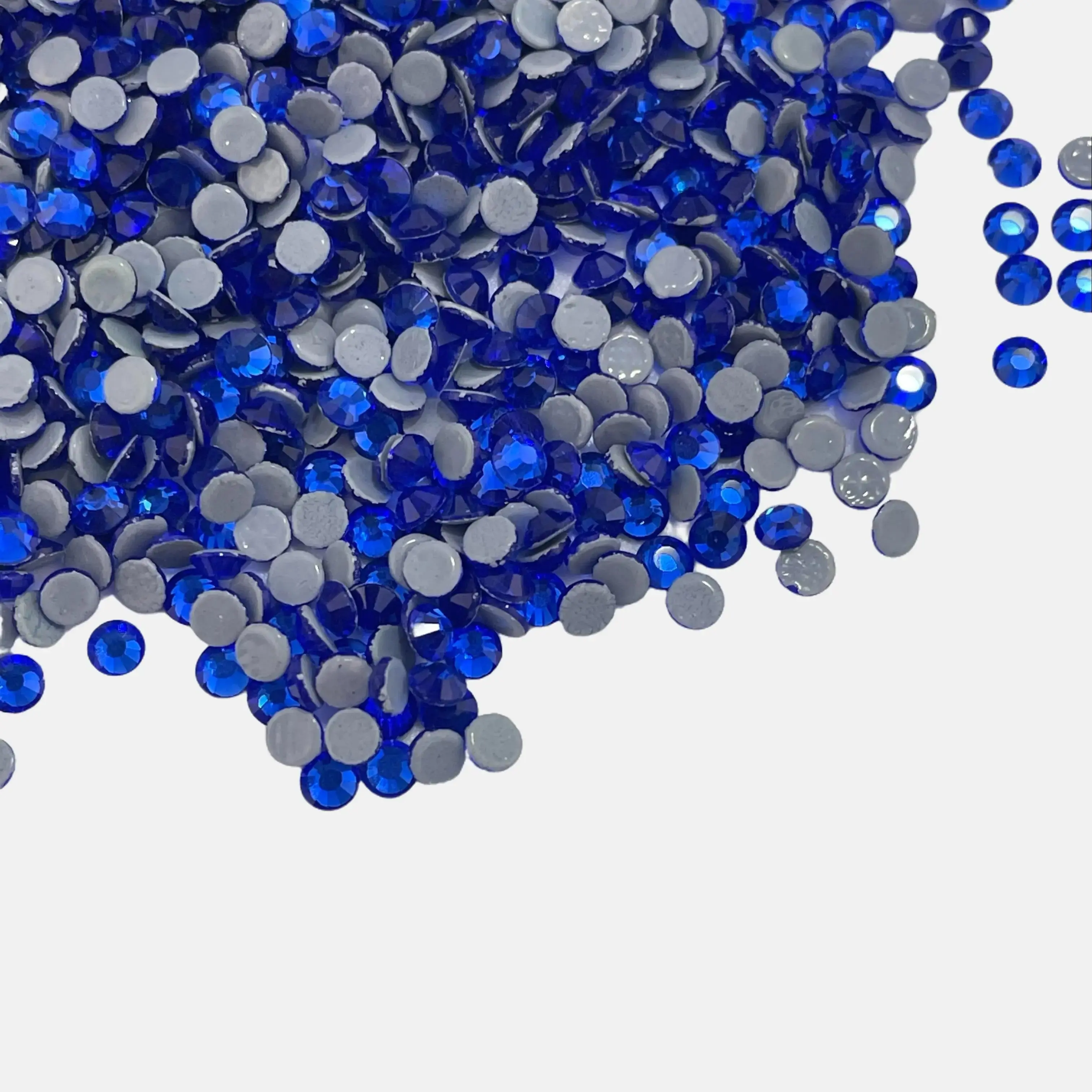 Asfa ss10 Dark Sapphire Rhinestones, Novelty Shimmer Glass Hot Fix Flat Back Crystals for DIY Crafts, Clothes & Nail Art, Hot Fix Rhinestones, Artists