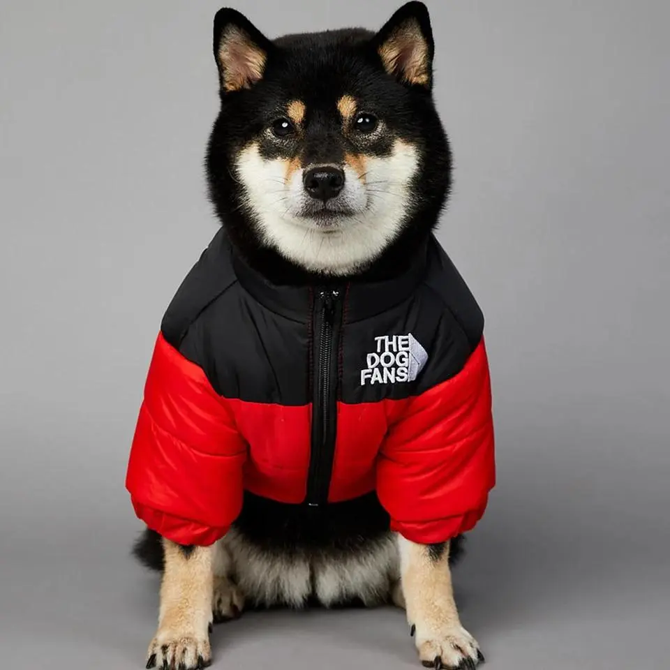 Warm Dog Jacket for Small Large Dogs Cotton French Bulldog Dog Winter Clothes Windproof Coat Costume Puppy Accessories