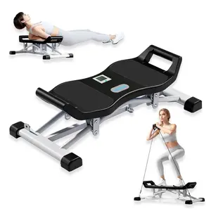 Portable Ski Balancing Machine – Ski Simulator with Resistance Bands & LCD Display, Full Body Cardio Stepper for Home – Mother’s Day Present for the Mom Who Enjoys Staying Active