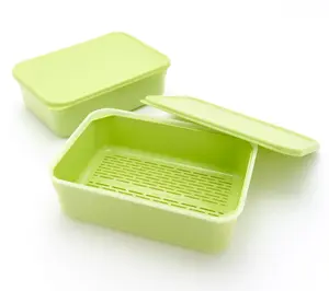 LocknLock Set of 2 Food Storage Containers w/ Strainer Insert