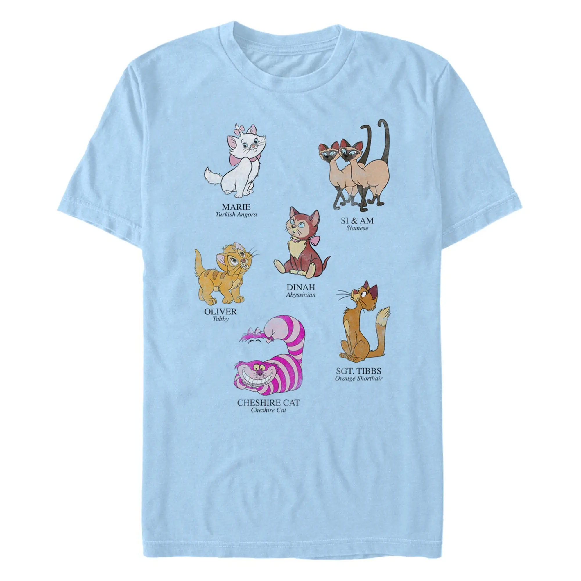 Men's Disney Cute Classic Cats T-Shirt