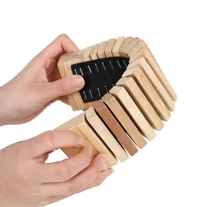 Wooden Gear Clackers, 1 Count Colorful Wooden Gear Clackers, Musical Instrument Toy for Teenager, for Teenager