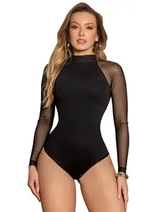 Fiorella Shapewear Fashion Slimming Bodysuit Thong Shaper Blouse Girdle Fajas Colombianas Reductoras Black 719B