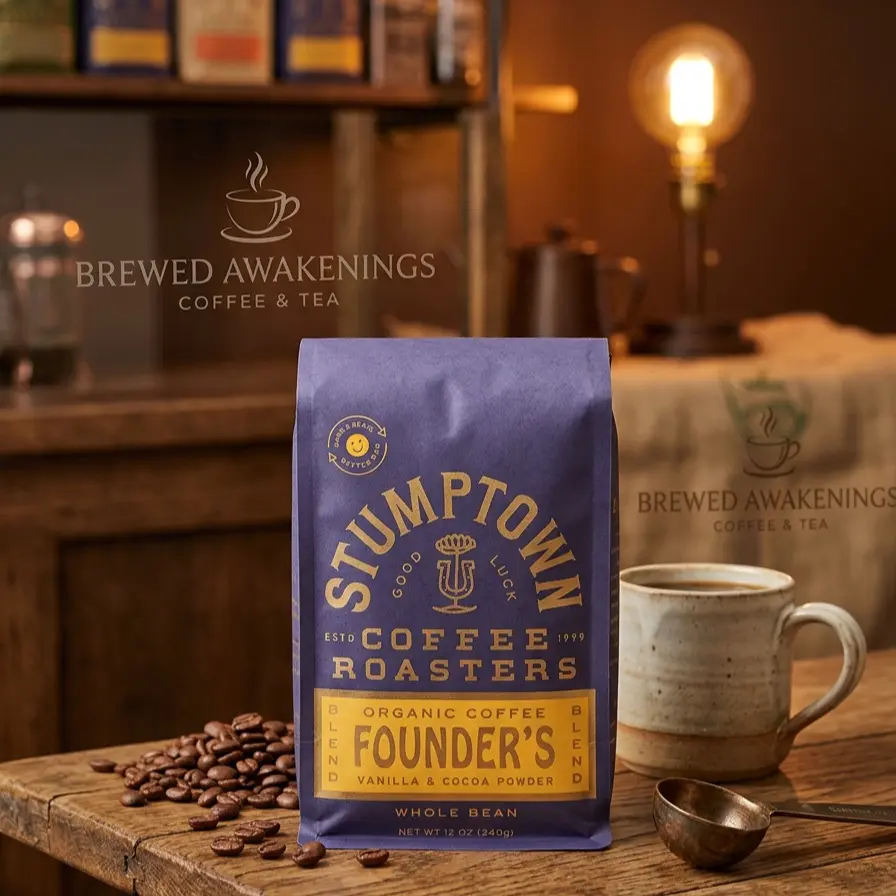 Organic Founders Medium Roast Whole Bean Coffee with Cocoa, 12oz Organic Founders Medium Roast Whole Bean Coffee with Cocoa, 12oz