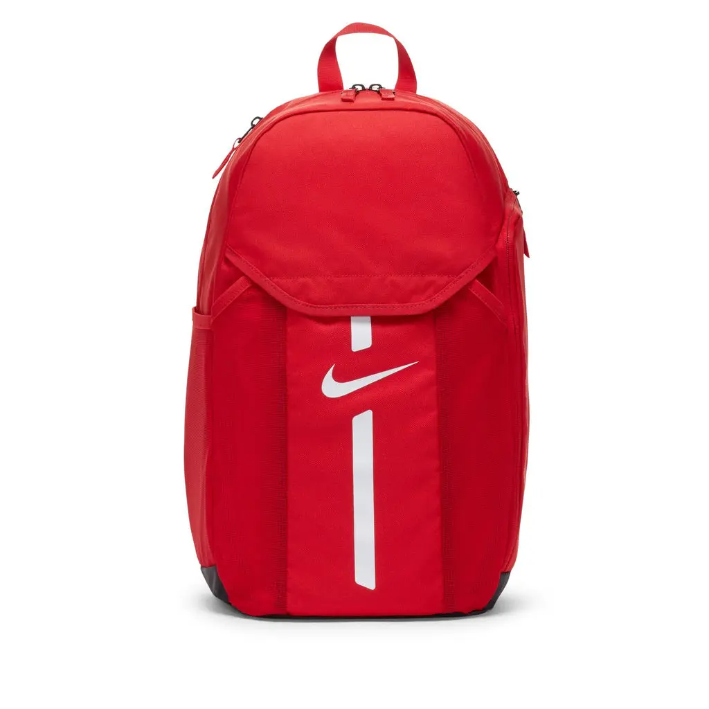 Nike Academy Team Soccer Backpack, 30L, University Red Functional Sports Luggage Bag