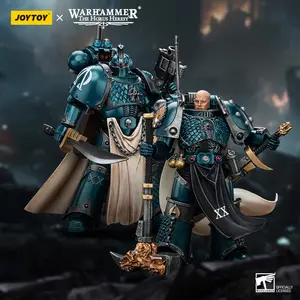 JOYTOY Warhammer 40k 1/18 Action Figures Anime 12.6cm Alpha Legion Legion Praetor with Power Sword Harrowmaster Armillus Dynat Detailed Armor Battle Ready