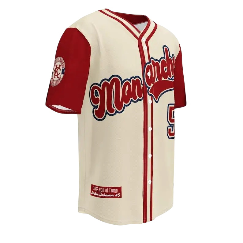 Jackie #Robinson Recycled Baseball Jersey – Vintage Kansas City Monarchs Throwback Shirt for Negro Leagues Fans Sustainable Fan Gift for Men & Women