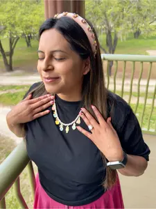 Princess Charm Pearl Necklace