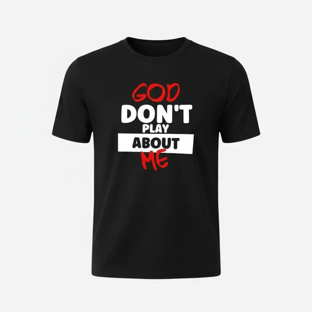 God Don't Play About Me Hoodie for Women - Faith-Inspired Religious Graphic Pullover, Ultra-Soft Cotton Relaxed Fit Everyday Apparel