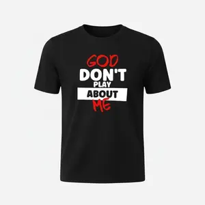 God Don't Play About Me Faith - Inspired Hoodie  Religious Graphic Sweatshirt Cotton Piece