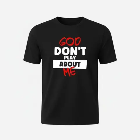 God Don't Play About Me Hoodie for Women - Faith-Inspired Religious Graphic Pullover, Ultra-Soft Cotton Relaxed Fit Everyday Apparel