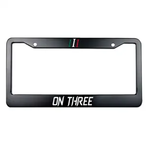 "ON THREE" Plate Frame License Plate Frame Accessories.