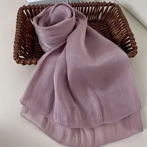 CL62  Shiny Mesh chiffon hijab, jana,watercolor,hijab, Muslim Headscarf Arab Casual Head Wrap Sunscreen Shawl Suitable For Daily Use,Exquisite, elegant and fashionable,eid,Fashionweek