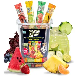 Powdered Drink Mix Variety Pack, 44 Singles Zero Sugar & Caffeine-Free Powder Packets, Water Drink Mix, Flavors: Cucumber Limeade Pineapple Tangerine Strawberry Watermelon & Hibiscus Berries - 5 Calories Per Packet & Natural Flavors
