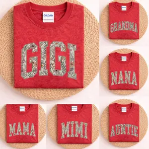 Personalized Grandma T-tshirt, Mothers Day Gift, Custom Grammy T-tshirt, Nana T-tshirt, Mama Gammy Mimi Meme Nanny Granny Shirt