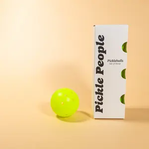 Classic Green Pickleballs, Ideal for Outdoor Use, Lightweight and Durable