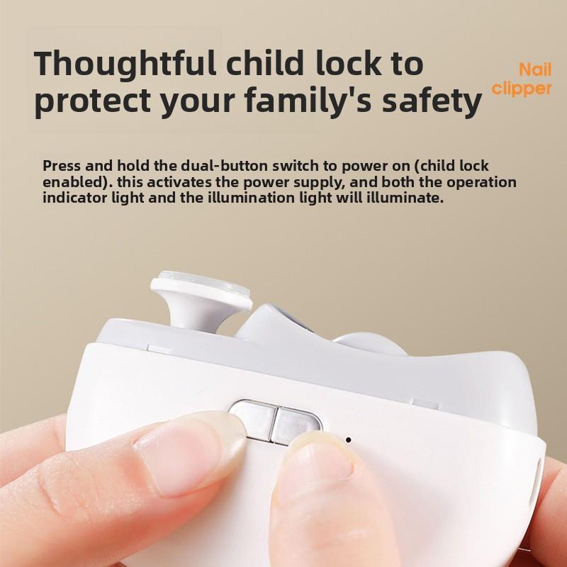 3-in-1 Electric Nail Clipper Trimmer & Polisher with No Mess Debris Collector, All-in-One Manicure Pedicure Tool for Cutting, Filing, and Cuticle Care, USB Rechargeable with LED Light, Safe Quiet for Elderly Women Men, Portable Nail Care Kit