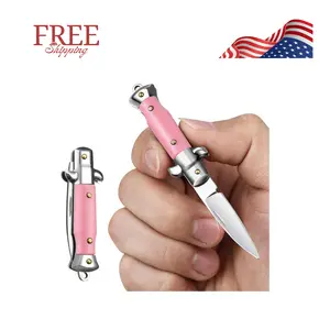 Small Pocket Knife, Box Cutter for Women (Pink)