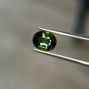 1.40 ct Natural Tourmaline Green – Oval Cut – AIG Certified