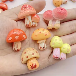 Mushroom Shaped Fridge Magnet, 6 Counts Cute Mushroom Decorative Fridge Sticker, Creative Seasonal Gifts for Halloween, Easter, Thanksgiving, Higher End Fridge Magnets, Refrigerator Decor Magnet