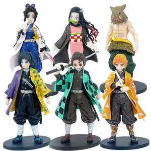 Stunning Demon Slayer Decor Figures: Demon King Tanjiro, Nezuko & Zenitsu – Otaku Room Essentials excellent choice gift festive home collectible toy mini gnome craft halloween