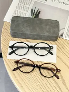 Women's Oval Frame Glasses, Lightweight Basic Design, Clear Transparent Lenses, Comfortable Fit for Daily Office Use