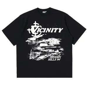 Aesthetic 'Vicinity Hidden Hills' Graphic T-Shirt | Premium  Cotton Heavyweight Loose Fit Tee | Retro Y2K Streetwear Apparel for Men & Women | 2026 Summer Short Sleeve Top | Soft Breathable Oversized Harajuku Clothing