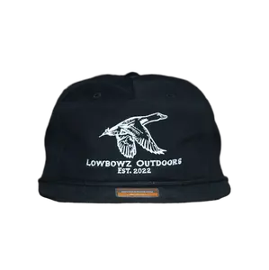 Black Mallard Rope Hat