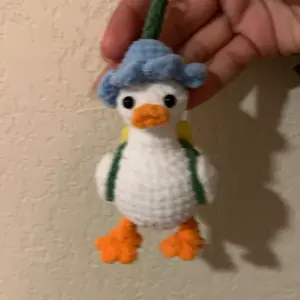 Flower duck with bag crochet