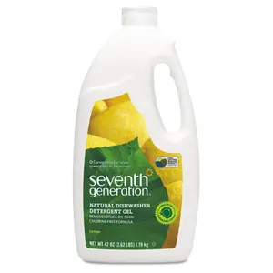 212 MAIN Natural Automatic Dishwasher Gel - 42oz Bottle, Lemon Scent, Dishwasher Cleaner with Enzyme Boost, Food Particles & Organic Matter Remover for Household Cleaning