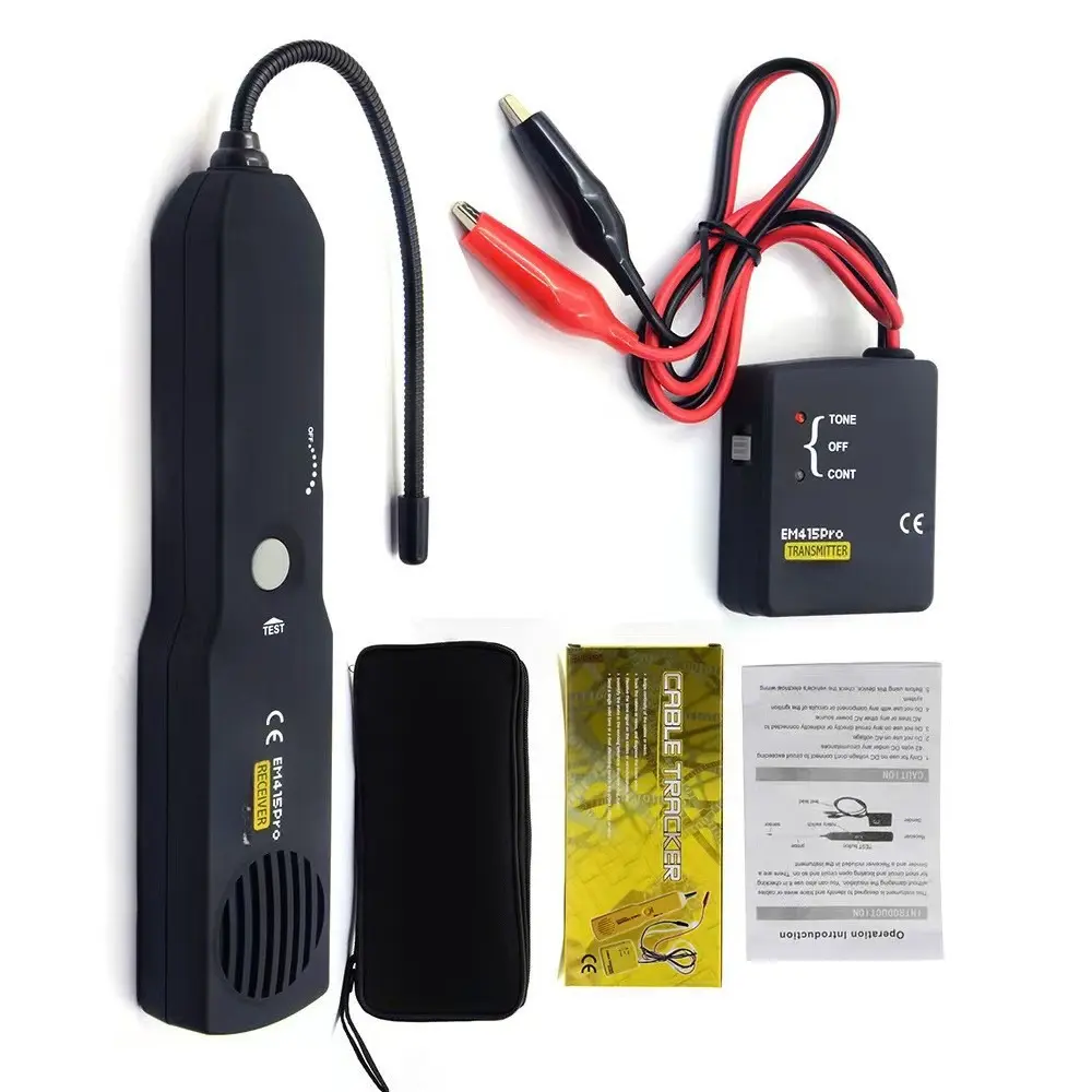 EM415PRO Automotive Circuit Tester Tool - Flexible Coiled Steel Probe, 6-42V Circuit Detector, Automotive Continuity Tester & Breakpoint Finder