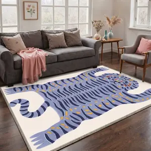 【Summervibes】GENIMO Carpet – Soft, Non-Slip, Pet Friendly, Machine Washable Area Rug, Floor Rug Perfect for Living Room, Bedroom, Kitchen, Hallway, Modern Home Decor ,ARN1606-TEAL ORBIT