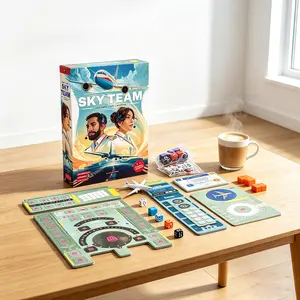 Cloud Plane Duel Board Game, Immersive Strategy Tabletop, Christmas Airplane Night, Thanksgiving New Year Party, Two Player Cooperation, Family Board Games