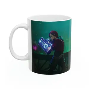 League of Legends Jayce and Vi Arcane MugPrint Arcane Mugs Art High Quality Print ceramic mug Coffee Drinkware