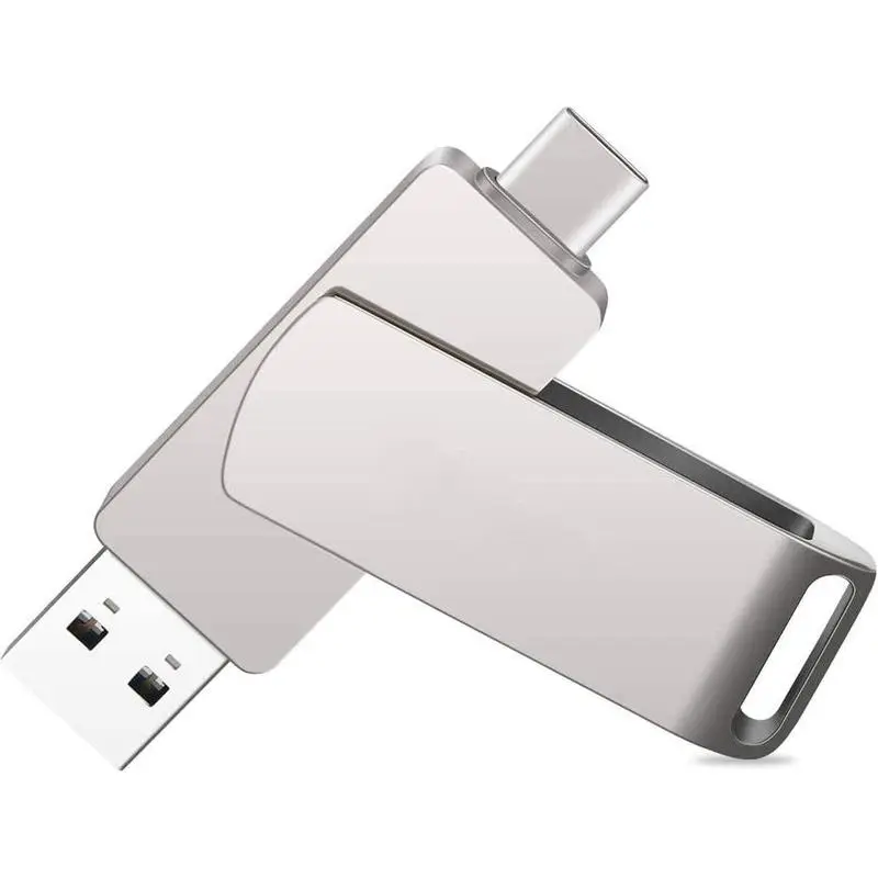 High-Speed USB 3.0 Thumbdrive - 256GB/512GB/1TB/2TB Foldable USB Memory Stick, Portable Flash Drive for iPhone, Android, PC & Mac, Easy-Connectivity Party Gift for Home Supplies