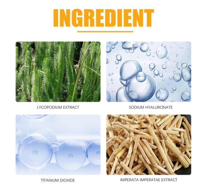 JAYSUING Sunscreen Shaping Powder SPF 50 PA+++ Oil Control Translucent Matte Finish 12-Hour Wear Buildable Puff Makeup Tool