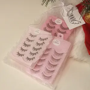 20 Pairs of Mixed Lash Styles (Anime, Wispy, and Natural) Divine Lashes Trio Value Set