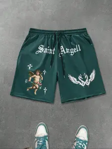 Men's 5/7 Darts Casual Shorts, Suitable for Multiple Activities, Classic Fit Mixed Quick-Dry Sport Shorts, Multiple Pockets, Comfortable Sportswear