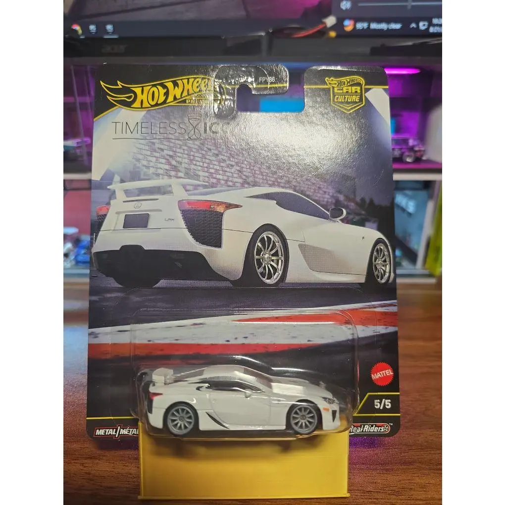 Hot Wheels Lexus LFA Timeless XIC Metal Edition 5/5 Real Riders Collectible Car Model