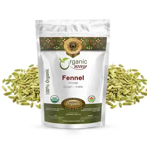 Way Fennel Seed Whole (Foeniculum vulgare) Improve Digestion| Organic Kosher Certified| Raw, Vegan, Non GMO Gluten Free| USDA Certified| Origin India (1LBS / 16Oz)