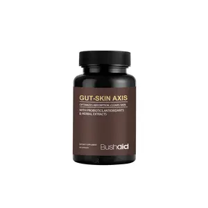 Adult Daily Gut Flora Balance Supplement | Antioxidants & Herbal Extracts for Gut-Skin Health, 60 Capsules