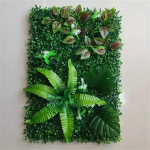 Lifelike Artificial Grass Wall Panel, Bionic Design for Indoor & Outdoor Decor, Perfect for Weddings, Parties, Gardens, Artificial Boxwood Panel