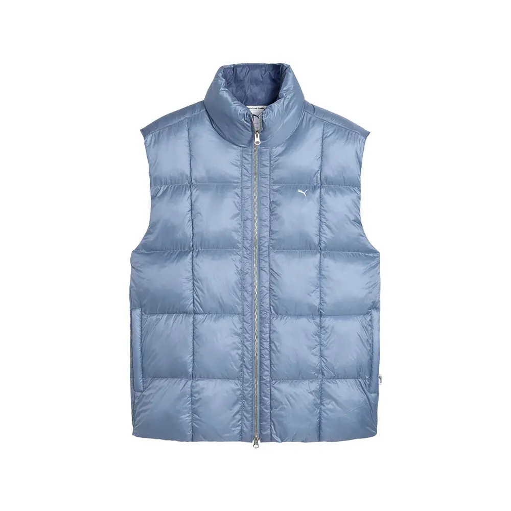PUMA Mens Mmq Pertex Puffer Vest Athletic Outerwear Casual - Blue