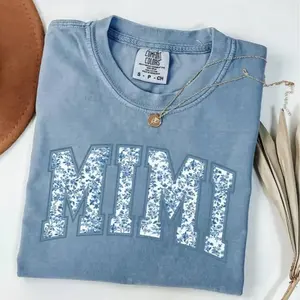 Comfort Colors Mimi T-Shirt, Toile Floral Mimi TShirt, Mimi Tee, Cute Mimi T-Shirt, Gift for Mimi, Grandma Gift, Grandmother TShirt, Grandma Mimi
