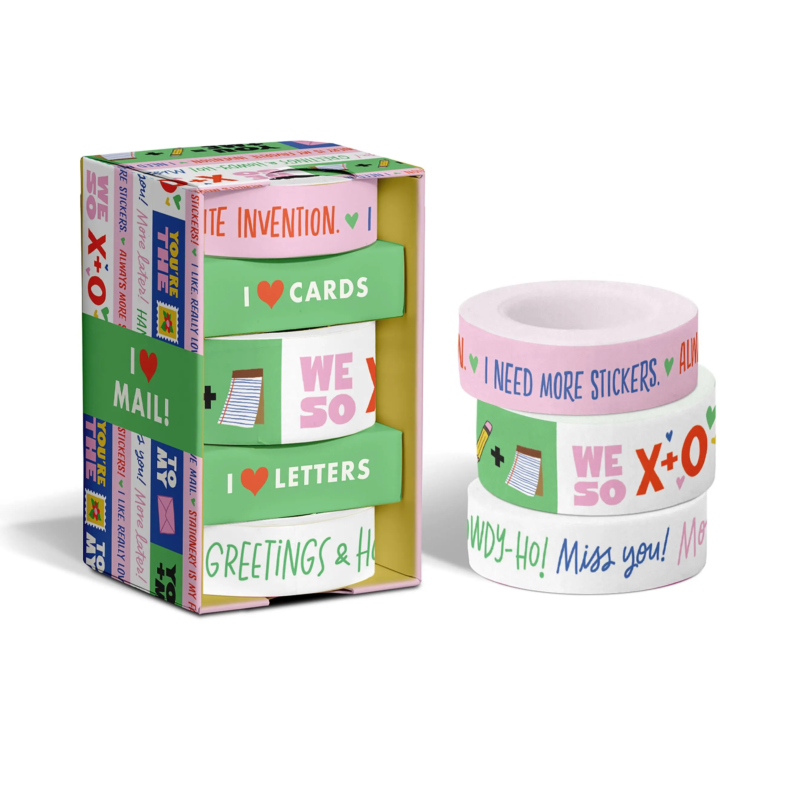 I Heart Mail Washi Tape Set of 3 Washi Tape Rolls I Heart Mail Washi Tape Set of 3 Washi Tape Rolls