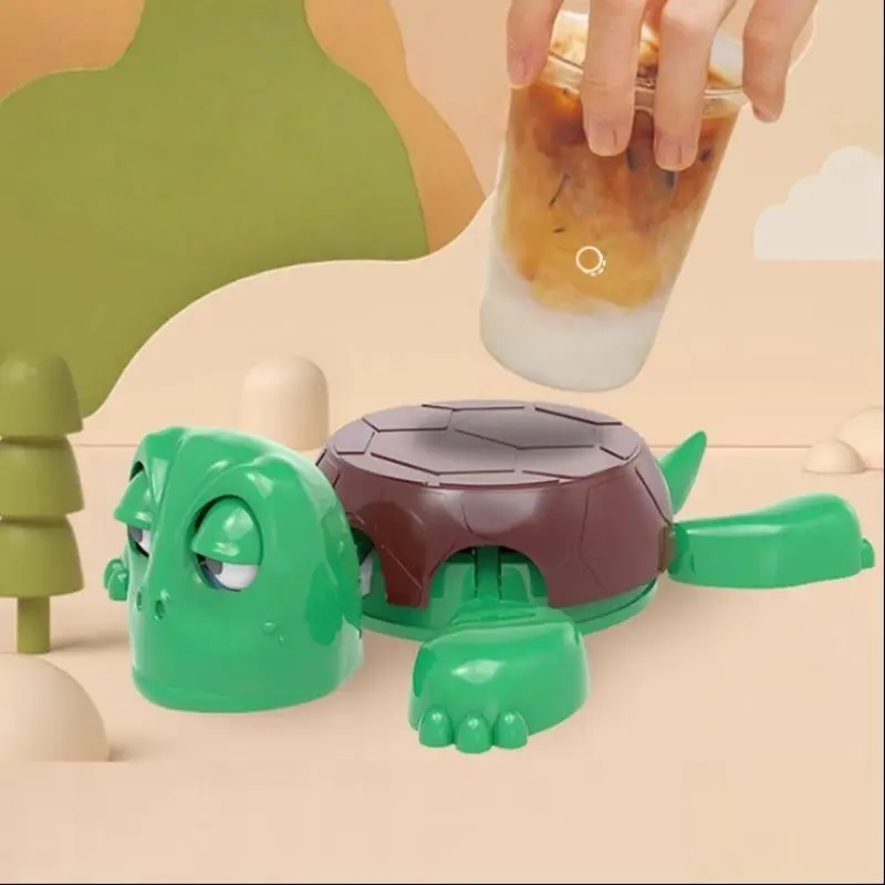 3D Printed Turtle Cup Mat Set, Cute Insulated Cup Holder and Desk Protector, Durable PVC Material, Ideal for Home or Office Decor, Quirky Turtle Coasters