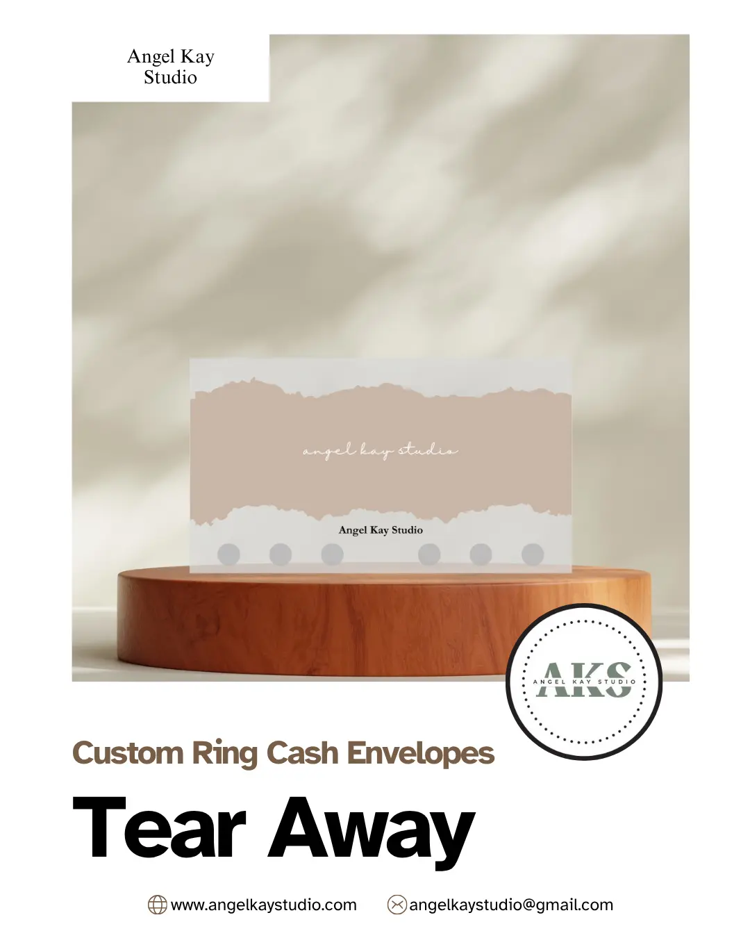 "Tear Away" Custom Cash Envelopes