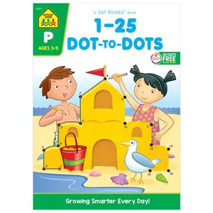 School Zone Numbers 1-25 Dot-to-Dots Workbook: 32 Pages, Preschool, Kindergarten, Connect the Dots, Numerical Order, Counting, Ages 3 to 5 (Get Ready! Book Series) Paperback – February 2, 2009