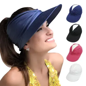 Outdoor sports new hat sun hat empty top women's hat spring and summer beach sun hat women