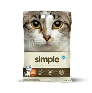 212 MAIN Simple Clumping Cat Litter - Intersand America Large Pack, 40 lbs Clumping Type Pet Litter